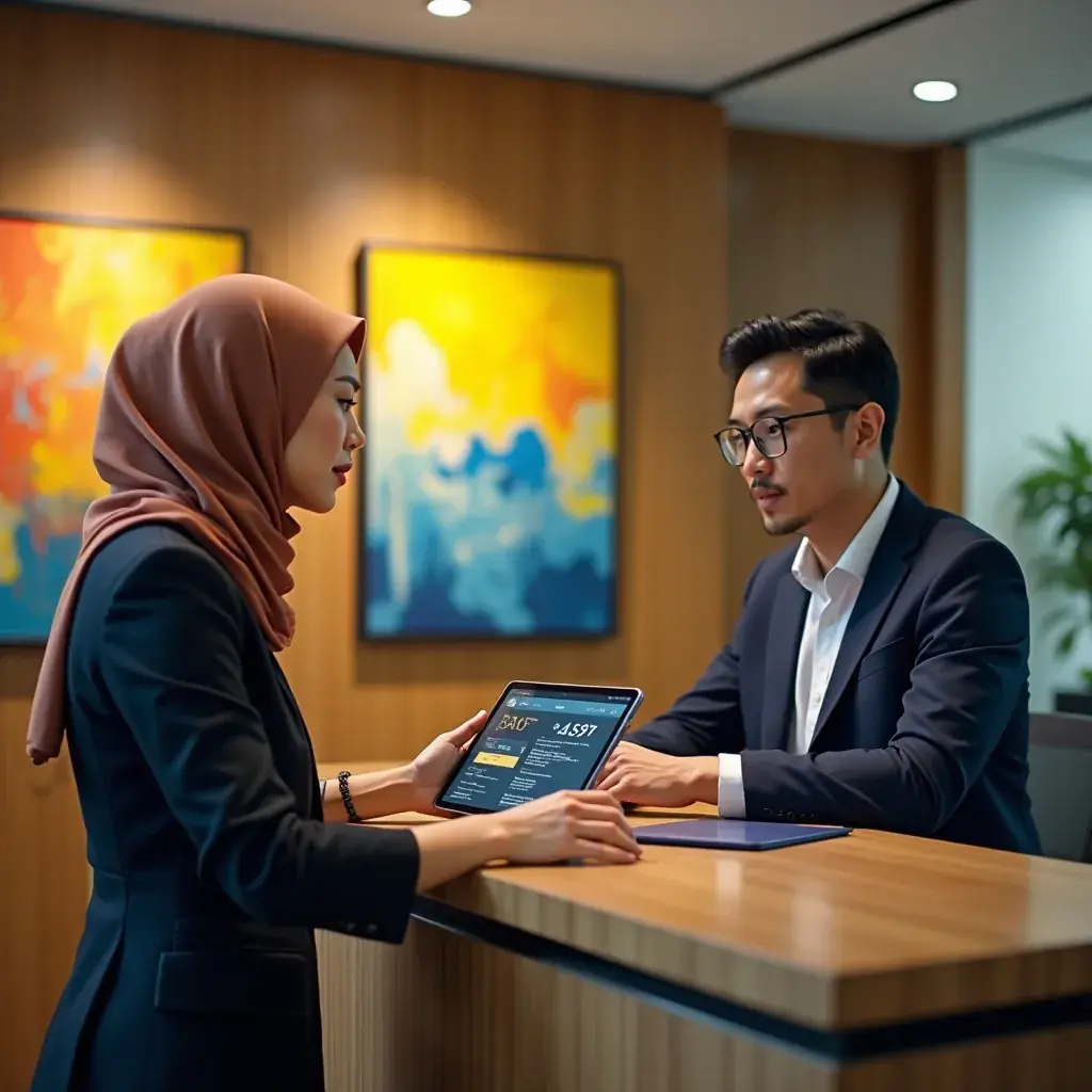 Professional business solutions illustration